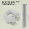 TravelEase Coussin de Voyage Réglable – Soutien et Confort