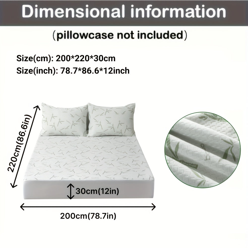 BambooCool Protège-Matelas – Respirant et Rafraîchissant pour un Confort de Sommeil Amélioré