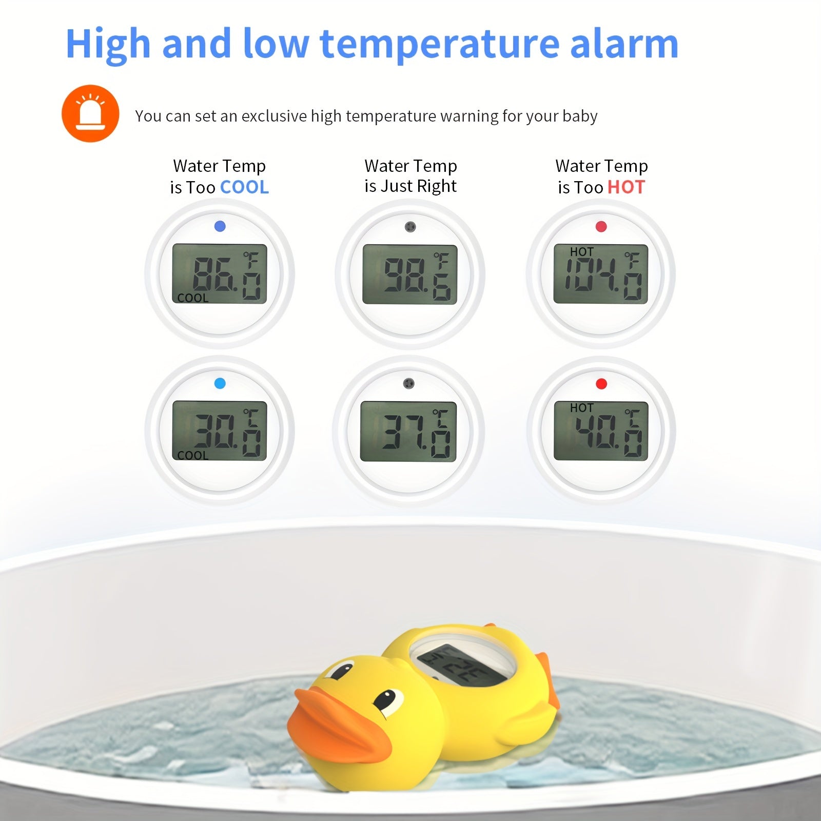 Thermomètre à Eau DuckSafe pour Bébé – Précis & Mignon