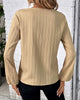 Blouse à Manches Longues et Col en V - Alina