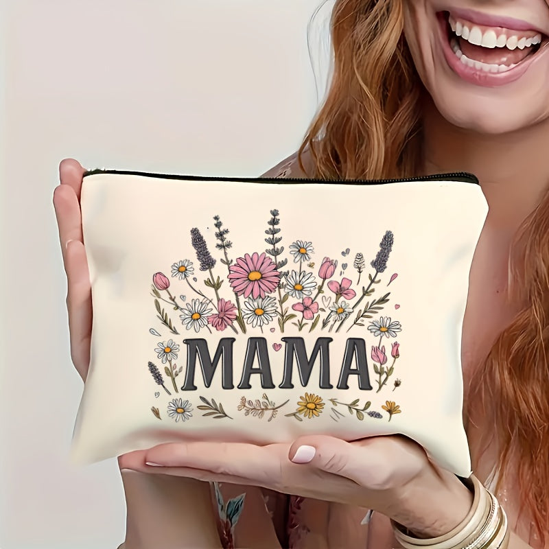 Trousse de Maquillage Fleurie – Le Cadeau Parfait pour la Fête des Mères