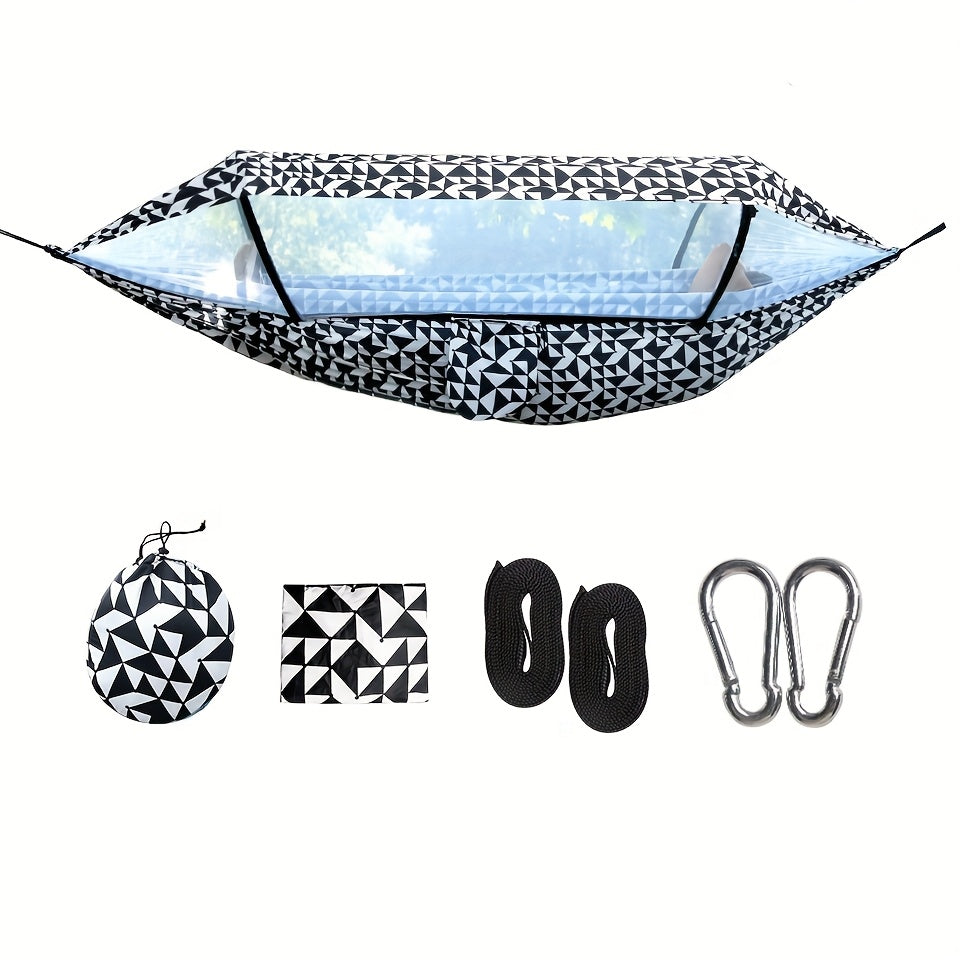 CampEase 3-en-1 Hamac – Protection et Confort pour les Aventures en Plein Air
