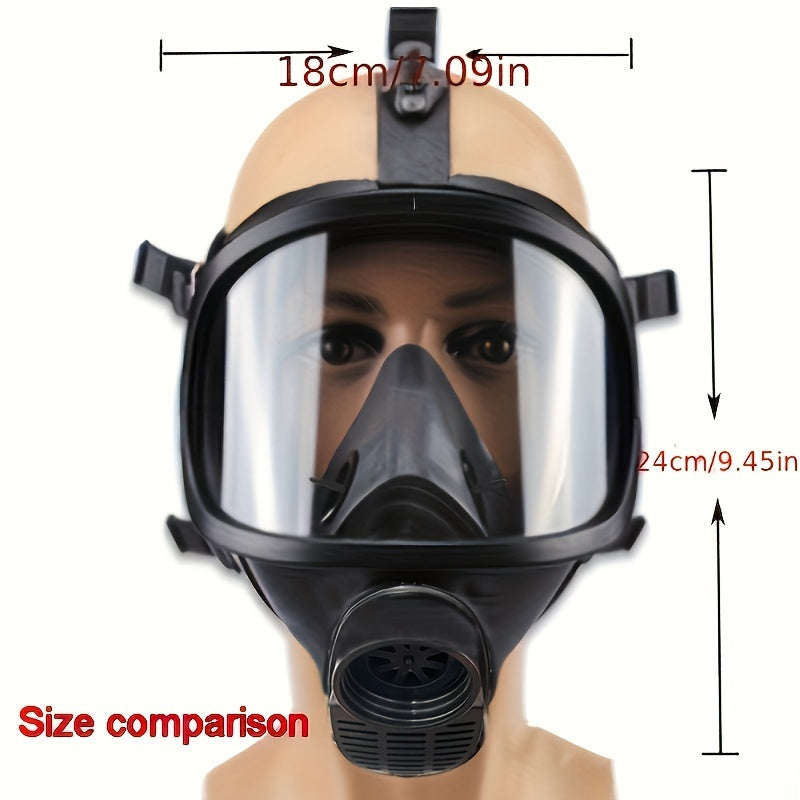 Masque à gaz tactique à pleine face - Protection ultime contre les dangers chimiques