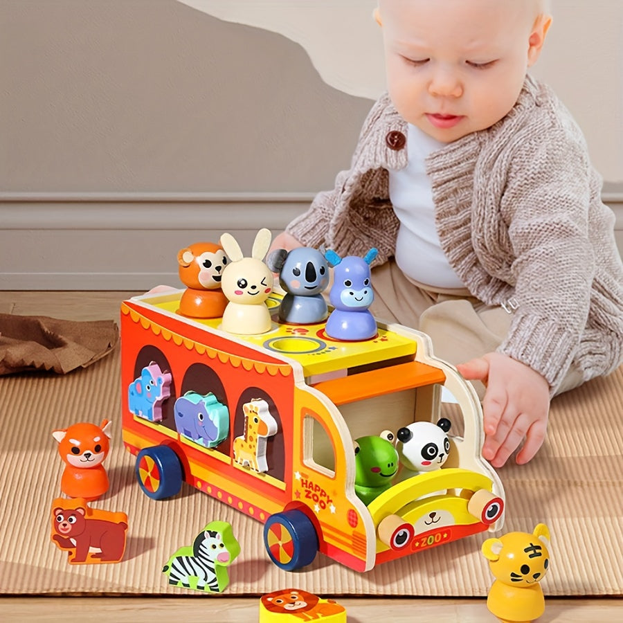 Camion d'Animaux de Cirque Éducatif - Pour le Jeu Créatif et l'Apprentissage