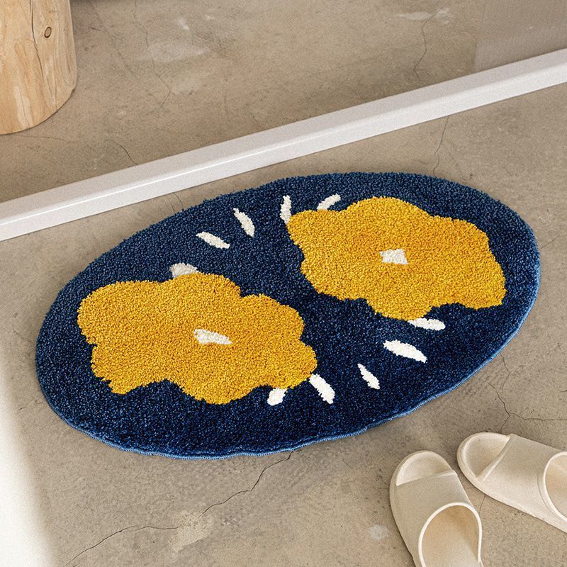Bloemen Comfort Badmat | Durable et facile à nettoyer, idéal pour créer une ambiance douillette dans la salle de bains.