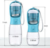 Bouteille d'eau portable pour chien & Conteneur de nourriture