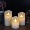 Ensemble de Bougies LED LuxeGlow | Bougies élégantes télécommandées avec minuterie d'arrêt automatique pour une ambiance sereine