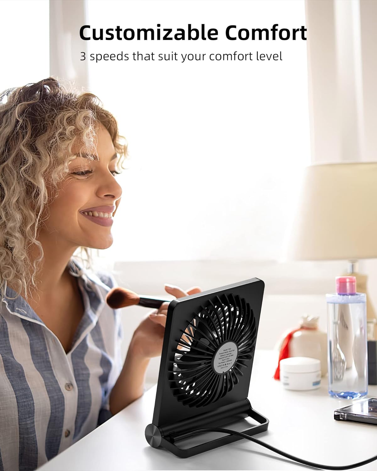 BreezeMax | Ventilateur de Table Ultra-Silencieux et Puissant