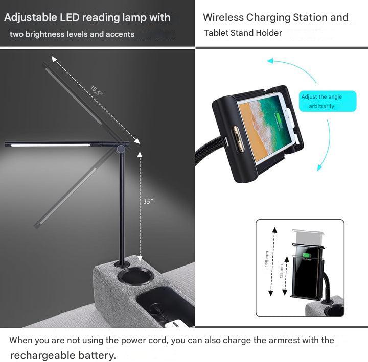 Support de bras multifonctionnel avec chargeur sans fil – Modulux