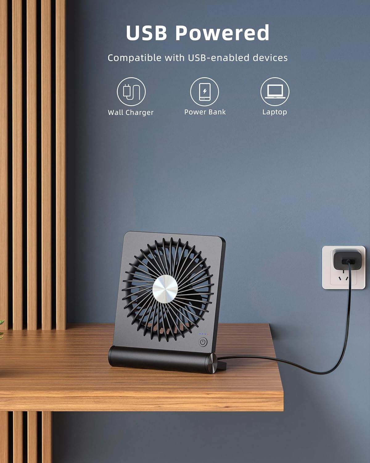 BreezeMax | Ventilateur de Table Ultra-Silencieux et Puissant