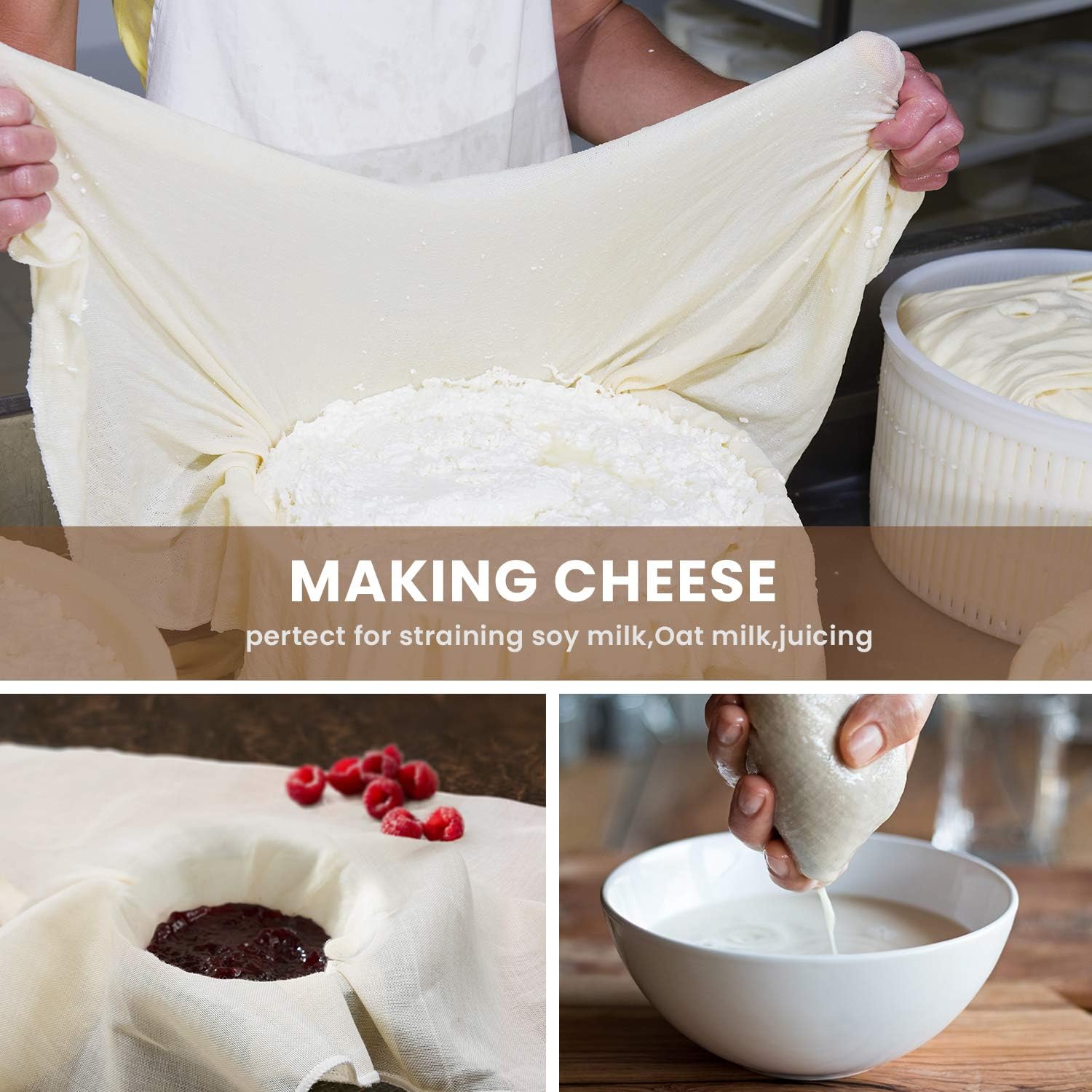 Ultra-fine Tissu à Fromage Préemballé - CheeseCraft