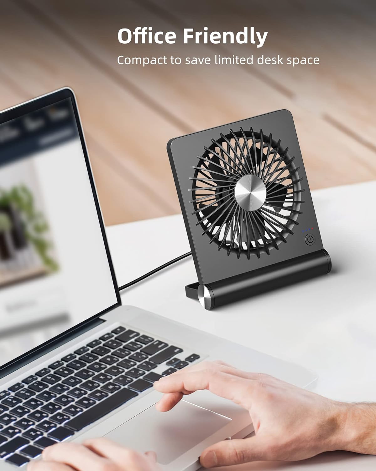 BreezeMax | Ventilateur de Table Ultra-Silencieux et Puissant