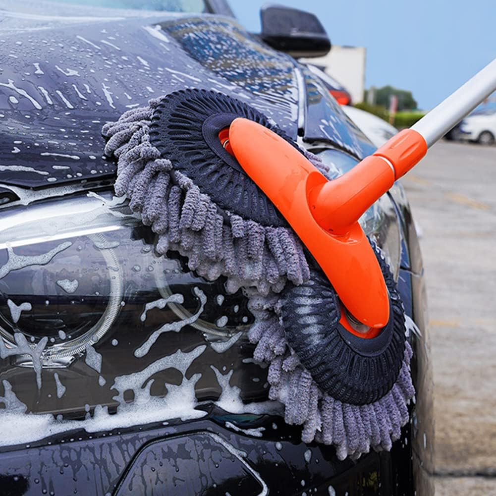 Brosse à voiture télescopique | Réglable & Télescopique | Multifonctionnelle pour voitures & maison