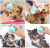 Brosse douce pour le bain et le toilettage des animaux de compagnie