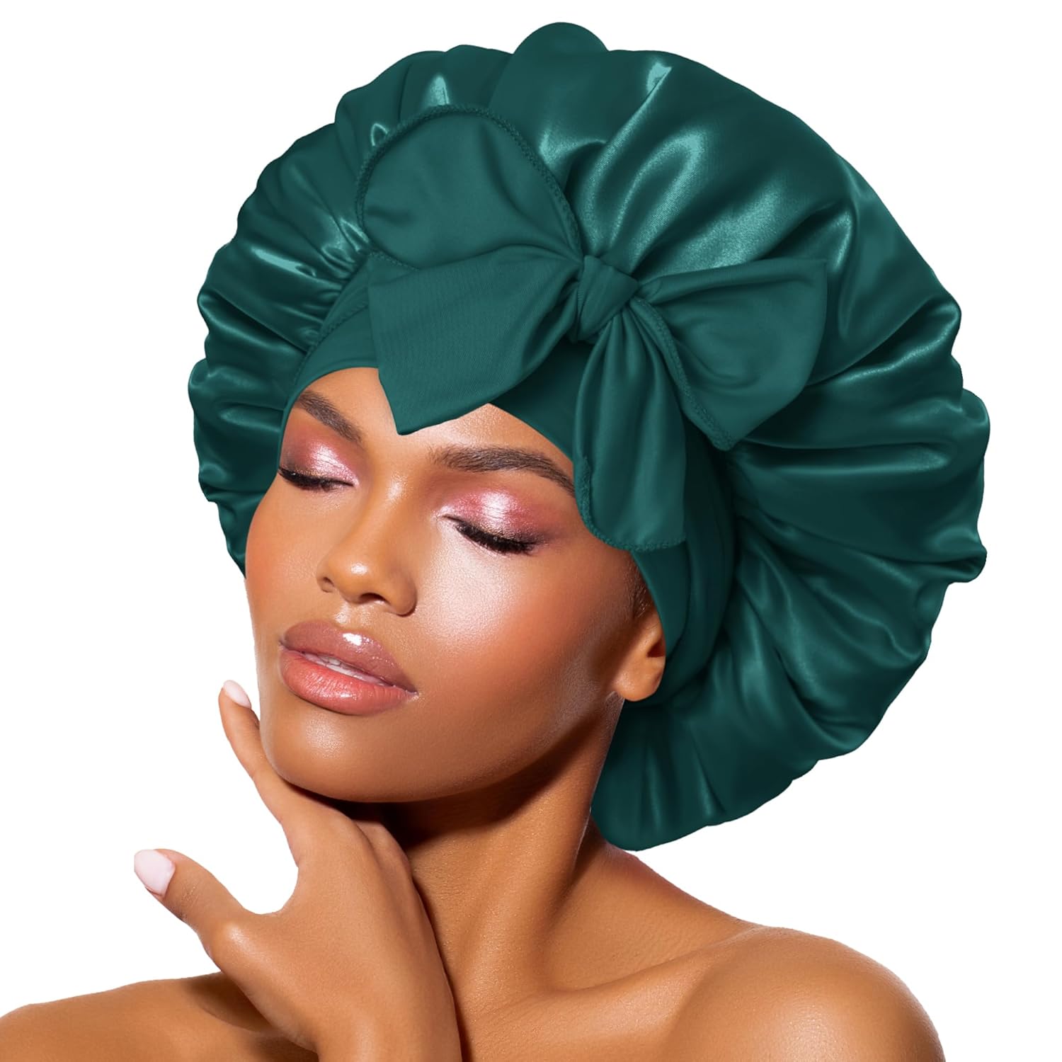Bandeau en satin – Bonnet de nuit pour femmes