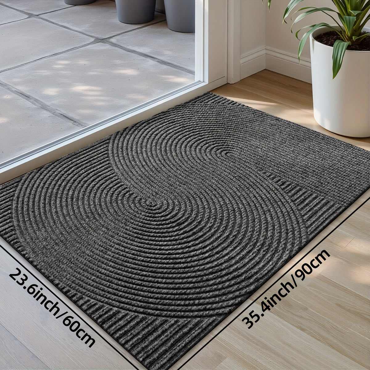 Tapis de Porte Géométrique Dajiang – Durable et Élégant