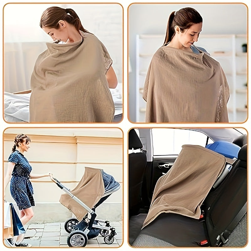 BreezeEase Couverture d'Allaitement Extérieure – Légère & Respirante