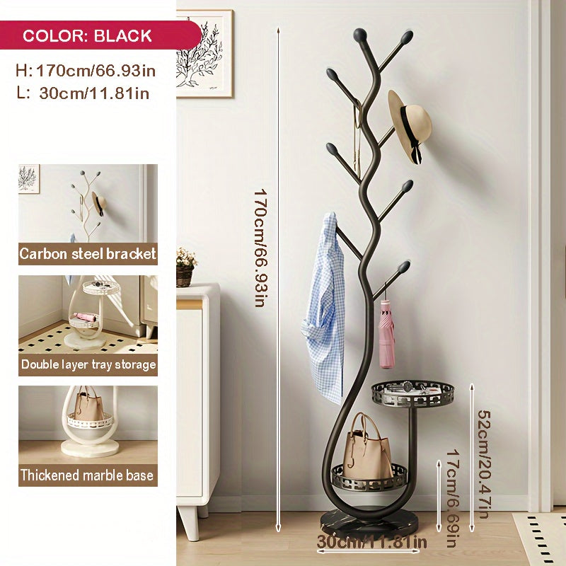 BranchLine Porte-Manteau Debout – Rangement Intelligent et Élégant