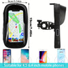 Support de Téléphone Étanche pour Vélo et Moto – Sac de Guidon avec Option de Rotation à 360°