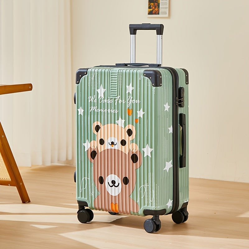 Valise de luxe Graffiti sur le thème de l'espace – Valise aérienne de 24 pouces avec roulettes pivotantes et verrou TSA