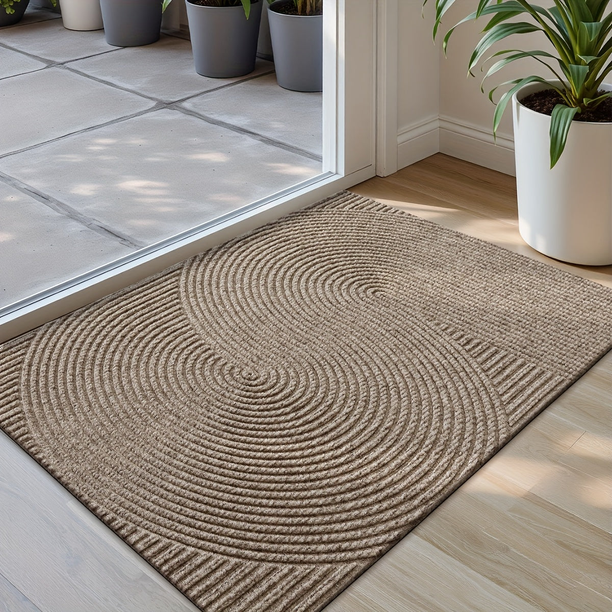 Tapis de Porte Géométrique Dajiang – Durable et Élégant
