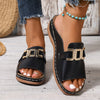 Sandales de Voyage Boho LuxeStride | Sandales de plage élégantes à double boucle avec un motif de cœur pour un confort et un style ultimes