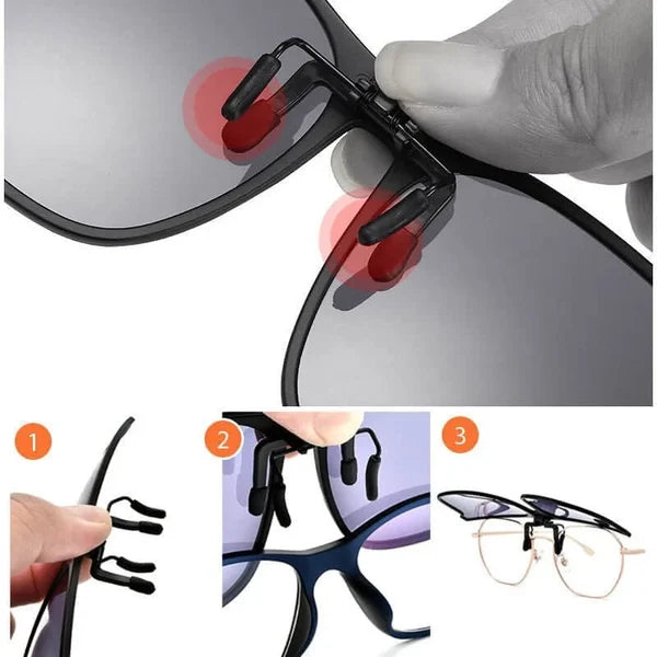 SunGuard | Transformez vos lunettes ordinaires en lunettes de soleil polarisées en une seconde