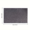 Tapis de Bain en Chenille Ultra-Doux – Parfait pour la Salle de Bain ou l'Entrée