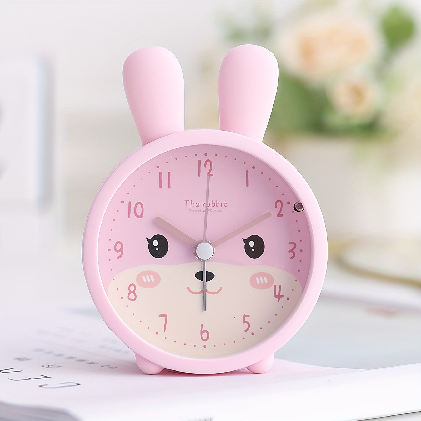 BunnyTime Réveil Silencieux - Pour un Matin Calme et Mignon