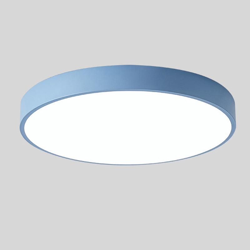 Applique de Plafond Circulaire en Bois Nordique pour Décoration Intérieure de Style Macaron & Éclairage Ambiant