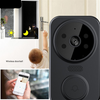 Sonnette Wi-Fi intelligente noire avec caméra – Noctiq