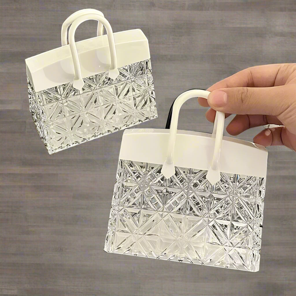 Lampe de Nuit LED en Forme de Sac à Main en Cristal – Cadeau Chic & Créatif pour Filles & Mariages