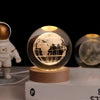 Boules en Cristal Gravées en 3D - Celestia