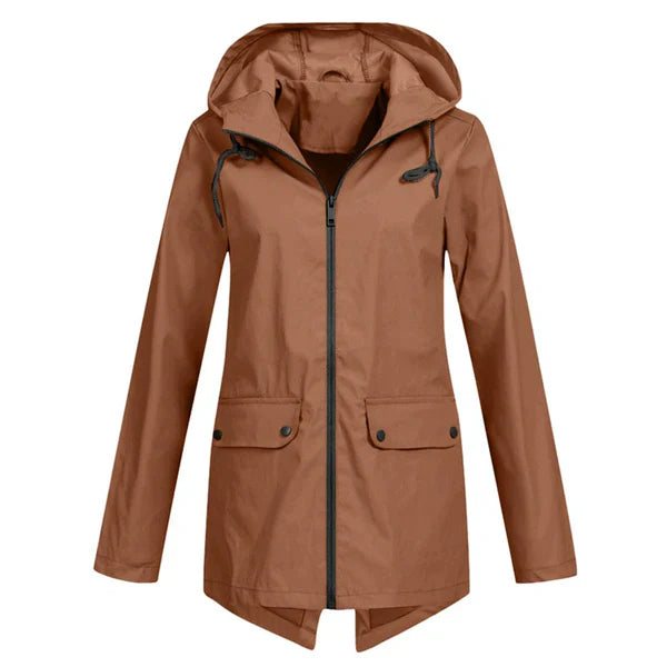 Veste de Pluie Tendance pour Dames avec Capuche - Liora
