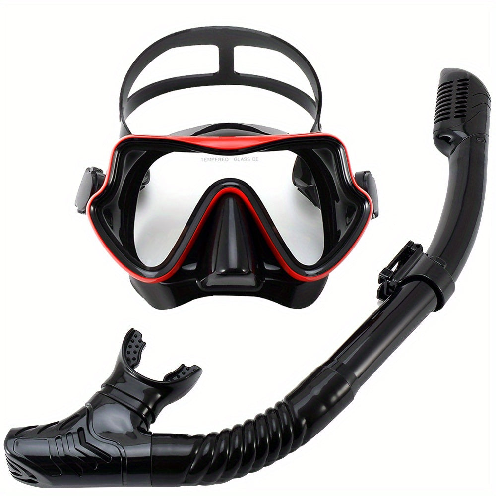 AquaClear Ensemble de Snorkel – Imperméable, Confortable et Avec Grande Visibilité