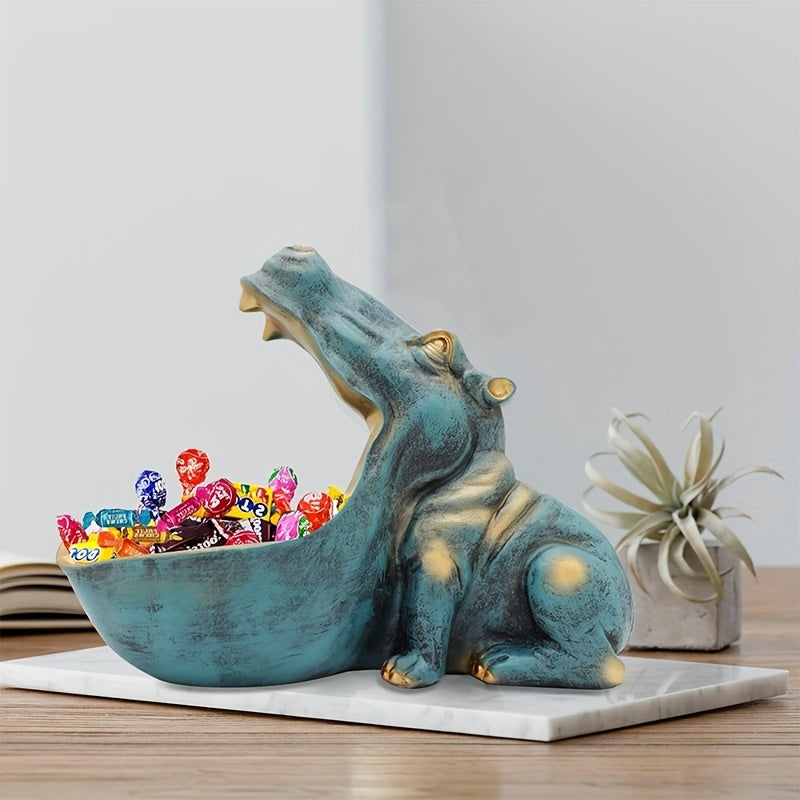 Bac Hippopotame Amusant - Pratique et Humoristique pour Votre Intérieur