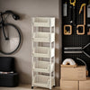 Chariot de Rangement Mobile Luxe NobleNest | Organisateur Élégant à 3/4/5 Niveaux pour une Mobilité Sans Effort et une Utilisation Optimale de l'Espace