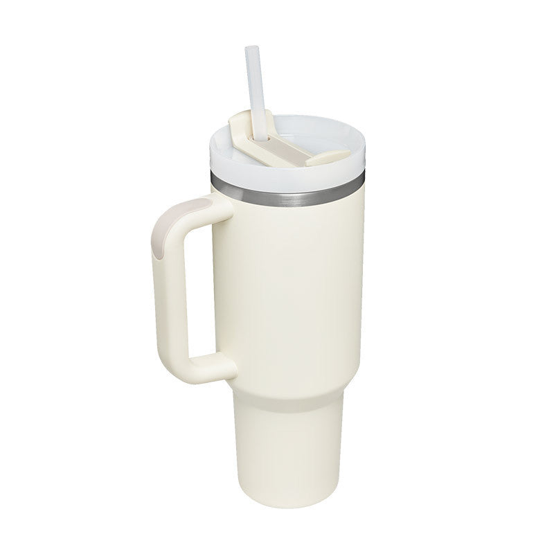 Tasse isolante avec poignée et paille - ChillMate