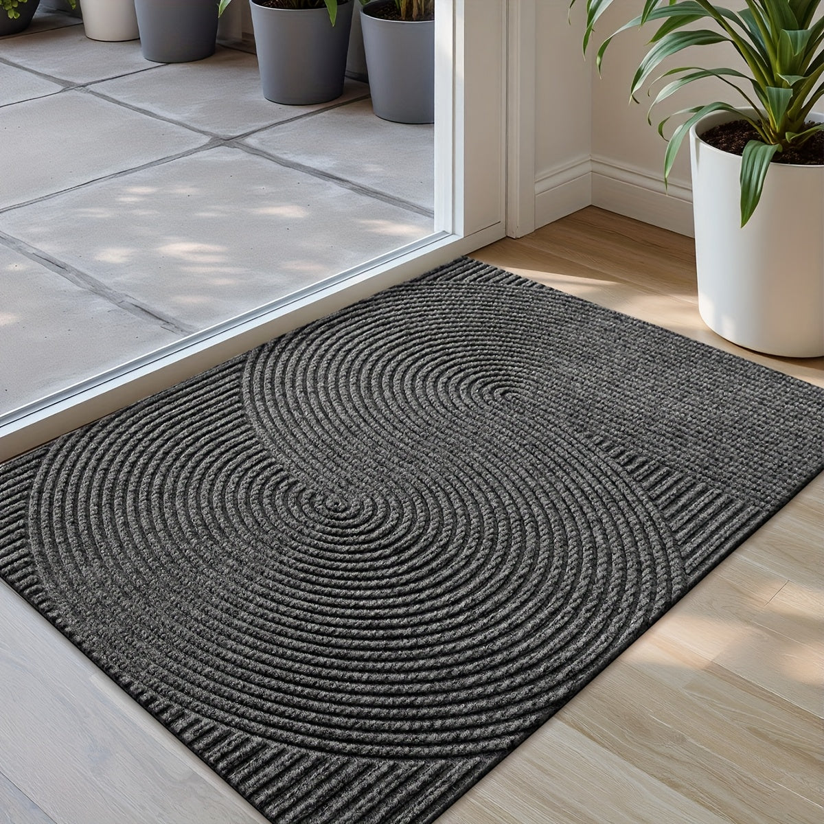 Tapis de Porte Géométrique Dajiang – Durable et Élégant