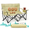 CampEase Fauteuil de Camping Loveseat – Confort Luxueux pour Deux