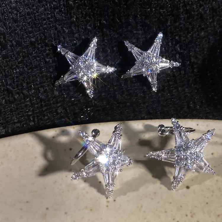 Boucles d'oreilles en zirconium étoile / Ear Cuff – Lyric