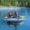 Bateau de Pêche Gonflable – Bateau en PVC Léger pour 2 Personnes avec Pagaies