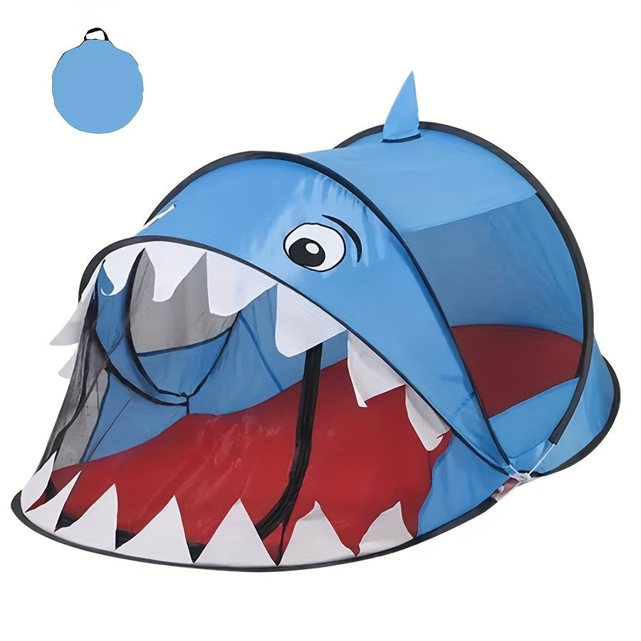 Tente de Jeu Pop-Up pour Enfants avec Dinosaures, Requins & Ours, UPF 50 – Respirante & Portable pour Bébés & Tout-Petits
