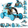 Solar Robo Builder - Jouet éducatif de construction 12-en-1 à énergie solaire