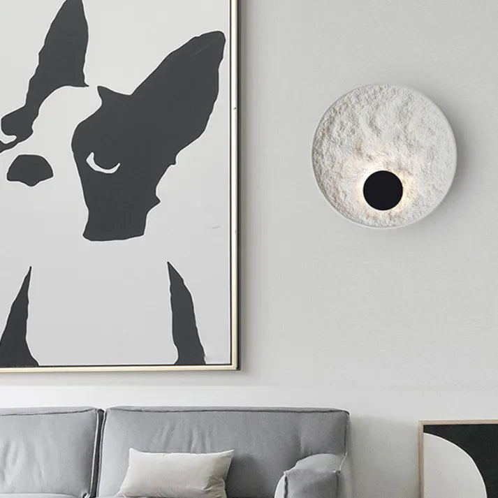 Applique Murale Globe Lune Ronde – Élégance Contemporaine avec Douce Lumière LED