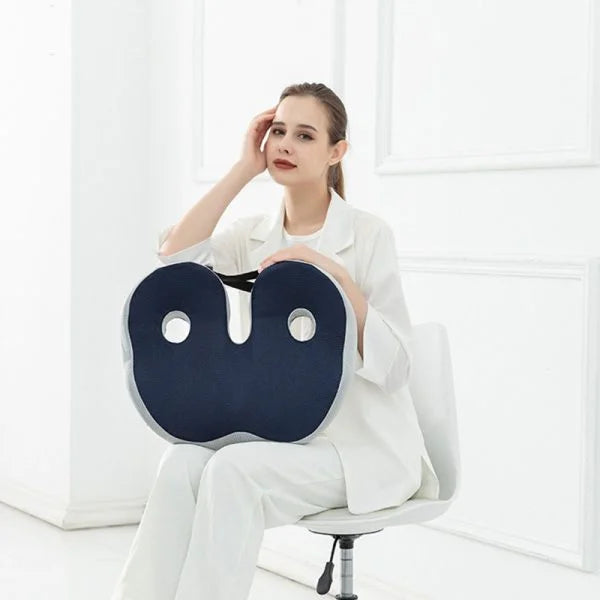 Coussin de Siège en Mousse à Mémoire Réglable LuxuraComfort | Coussin Ergonomique pour un Confort et un Soulagement Ultimes