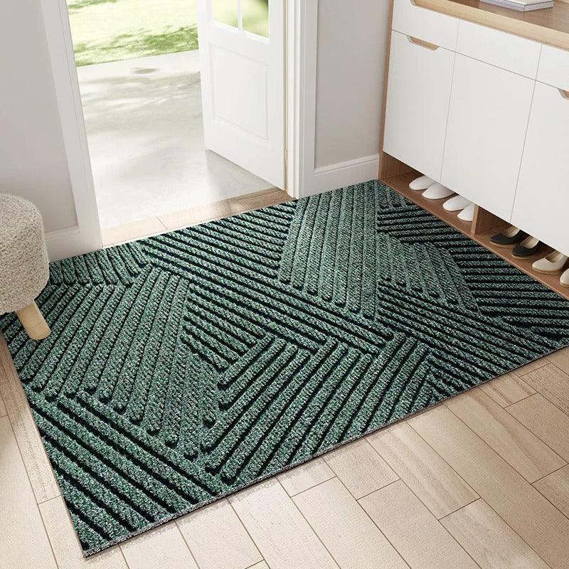 Tapis Nordica - Tapis de Porte PVC Moderne avec Antidérapant & Élimination de Sable
