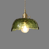 Suspension en Verre Élégante – Lampe Suspendue en Laiton et Verre Moderne