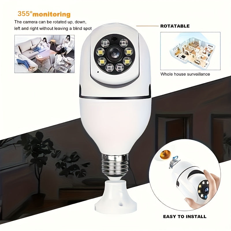 VisionGuard Lampe-Caméra Intelligente - Pour la Sécurité et le Confort à Domicile