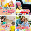 Tableau Montessori pour Tout-Petits – Livre d'Activités Éducatif Sensoriel (2-4 Ans)